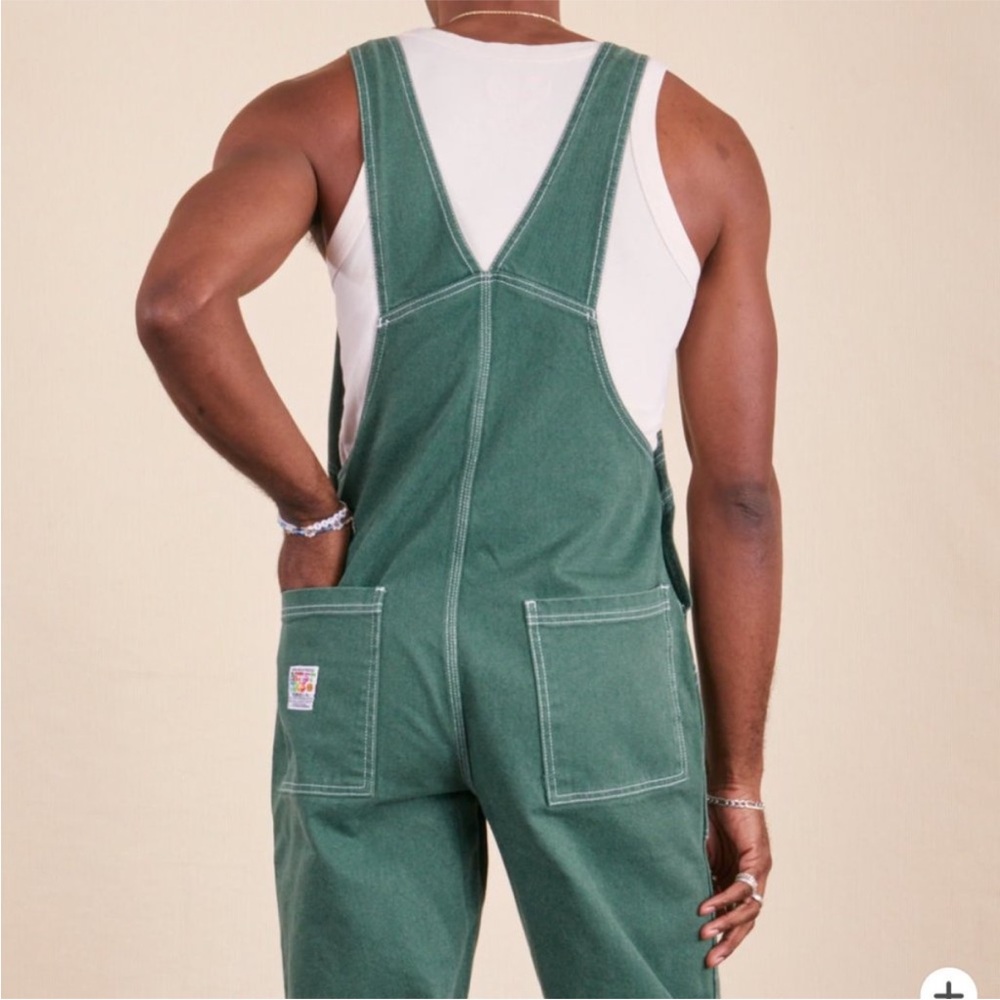 BIG BUD PRESS Emerald Green Overalls // Size M / NWOT - Picture 4 of 8